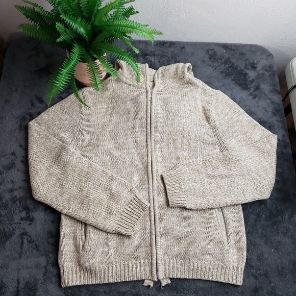 J. Crew Jackets & Blazers - J. Crew Cozy Cotton Zip-Up Sweater Hoodie